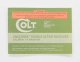 Colt Anaconda 1990 Manual, Repair Stations List, Colt Letter, Etc. - 2 of 5