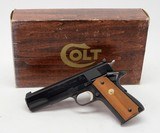 Colt Service Model Ace .22LR. With Colt Factory Letter. Like New In Original Box. Part Of Colt Executive's Personal Collection - 1 of 7