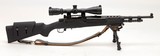 Ruger Mini-14 Ranch Rifle. 223 Rem. Black Synthetic, with Bipod, Sling, And Scope. Excellent Condition. - 1 of 10