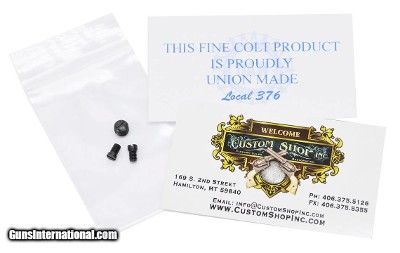 Colt Python And I-Frame Revolver Side Plate And Crane 3 Screw Replacement Set. NOS