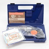 Colt Python 357 Mag. 6 Inch Satin. Like New In Blue Hard Case - 2 of 9