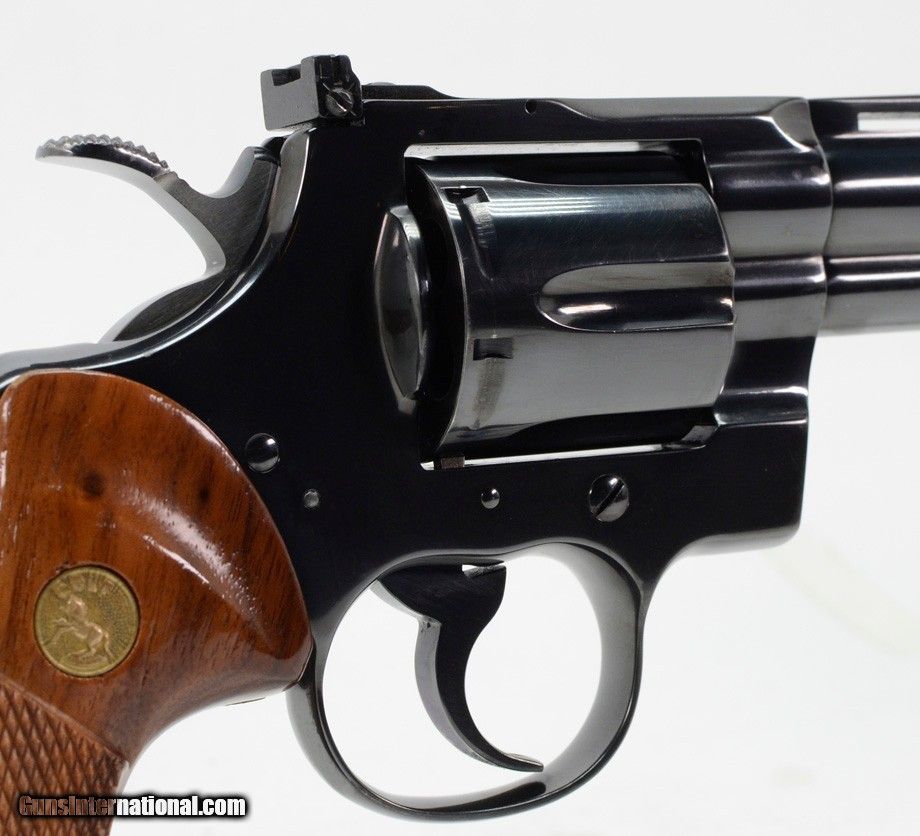 Colt Python 6 Inch Blue. 357 Mag. Excellent In Factory Box. DOM 1978