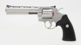 Colt Python 357 Mag. 6 Inch Satin Stainless. Like New In Original Picture Box. DOM 1988 - 6 of 10