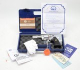 Colt Python 357 Mag. 4 Inch Satin Stainless Finish. Like New In Blue Hard Case. DOM 1994 - 1 of 9