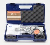 Colt Python 357 Mag. 4 Inch Satin Stainless Finish. Like New In Blue Hard Case. DOM 1994 - 2 of 9