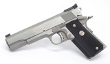 Colt Gold Cup Trophy .45 ACP. Model #05870X Stainless. Like New In Original Blue Hard Case - 4 of 5