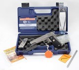 Colt Gold Cup Trophy .45 ACP. Model #05870X Stainless. Like New In Original Blue Hard Case - 1 of 5