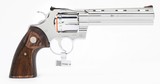 BRAND NEW Bright Stainless 2020 Colt Python .357 Mag SP6WTS 6 Inch. In Blue Hard Case - 3 of 9