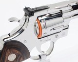BRAND NEW Bright Stainless 2020 Colt Python .357 Mag SP6WTS 6 Inch. In Blue Hard Case - 4 of 9