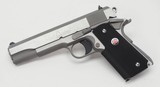 Colt Delta Elite MKIV Series 80. 5 Inch Barrel. 10mm. Stainless Steel Finish. Like New In Case. - 4 of 6