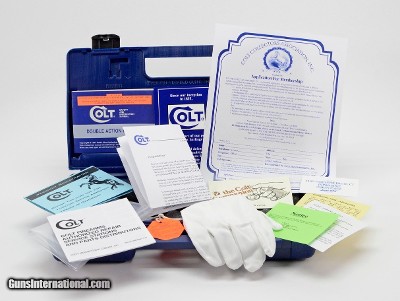 Colt Double Action Revolver Box, OEM Case, 1997 Manual, And Much More!