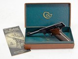 Colt Woodsman 22 Automatic. 4 1/2 Inch. Second Series, DOM 1949. 22LR. Like New In Original Box - 1 of 8