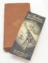 Colt Woodsman 22 Automatic. 4 1/2 Inch. Second Series, DOM 1949. 22LR. Like New In Original Box - 8 of 8