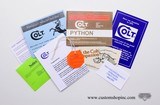 Colt Python Factory Paperwork Packet. 1990 Manual - 2 of 9