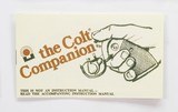 Colt Python Factory Paperwork Packet. 1990 Manual - 7 of 9