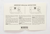 Colt Python Hunter Vintage Haliburton Zero Hard Case Lock Instructions - 1 of 1