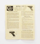 Colt Woodsman Series 3 Instruction Manual - 2 of 4