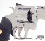 Colt Python 357 Mag. 6 Inch Satin Stainless Finish. Like New In Blue Hard Case. DOM 1996-97 - 5 of 8