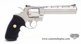 Colt Python 357 Mag. 6 Inch Satin Stainless Finish. Like New In Blue Hard Case. DOM 1996-97 - 3 of 8