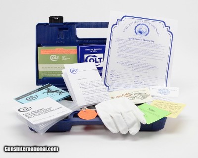 Colt Anaconda Box, OEM Case With 1993 Manual, And Much More!