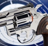 BRAND NEW 'Custom Bright Stainless' 2020 Colt Python .357 Mag SP4WTS
4.25 Inch. In Blue Hard Case - 6 of 9