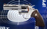BRAND NEW 'Custom Bright Stainless' 2020 Colt Python .357 Mag SP4WTS
4.25 Inch. In Blue Hard Case - 6 of 9