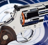 BRAND NEW 'Custom Bright Stainless' 2020 Colt Python .357 Mag SP4WTS
4.25 Inch. In Blue Hard Case - 4 of 9