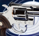 BRAND NEW 'Custom Bright Stainless' 2020 Colt Python .357 Mag SP4WTS
4.25 Inch. In Blue Hard Case - 5 of 9