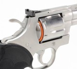 Colt Python 357 Mag. 6 Inch Satin Stainless Finish. Like New In Blue Hard Case. DOM 1996 - 4 of 9