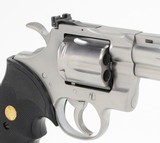 Colt Python 357 Mag. 6 Inch Satin Stainless Finish. Like New In Blue Hard Case. DOM 1996 - 5 of 9