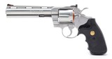 Colt Python 357 Mag. 6 Inch Satin Stainless Finish. Like New In Blue Hard Case. DOM 1996 - 6 of 9