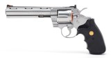 Colt Python 357 Mag. 6 Inch Satin Stainless Finish. Like New In Blue Hard Case. DOM 1983 - 6 of 9
