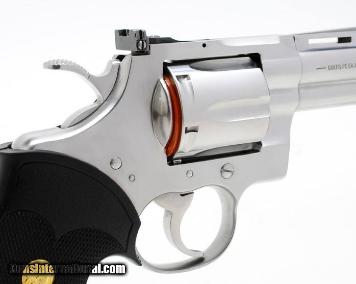 Colt Python 357 Mag. 4 Inch Satin Stainless Finish. Like New In Blue ...