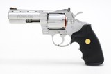 Colt Python 357 Mag. 4 Inch Satin Stainless Finish. Like New In Blue Hard Case - 6 of 9