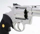 Colt Python 357 Mag. 4 Inch Satin Stainless Finish. Like New In Blue Hard Case - 4 of 9