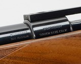 Weatherby South Gate Mauser. Pre-Mark V. 300 WBY Mag. DOM 1951. Mint Condition. With One-Piece Scope Mount - 8 of 8