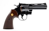 Colt Python 357 Mag. 4 Inch Blue. Like New Condition. DOM 1966 - 1 of 7