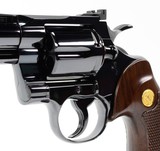 Colt Python 357 Mag. 4 Inch Blue. Like New Condition. DOM 1966 - 6 of 7