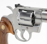 Colt Python 357 Mag. 4 Inch Satin Stainless Finish. Like New In Blue Hard Case. DOM 1983 - 5 of 9