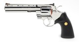 Colt Python 357 Mag. 6 Inch Bright Stainless Finish. Like New In Hard Case. DOM 1989 - 6 of 9