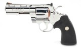 Colt Python 357 Mag. 4 Inch Bright Stainless Finish. Like New In Blue Hard Case. DOM 1995 - 6 of 9
