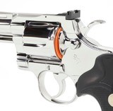 Colt Python 357 Mag. 4 Inch Bright Stainless Finish. Like New In Blue Hard Case. DOM 1995 - 8 of 9
