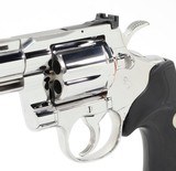 Colt Python 357 Mag. 4 Inch Bright Stainless Finish. Like New In Blue Hard Case. DOM 1995 - 7 of 9