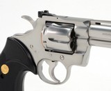 Colt Python 357 Mag. 6 Inch Satin Stainless Finish. Like New In Blue Hard Case. DOM 1981 - 4 of 9
