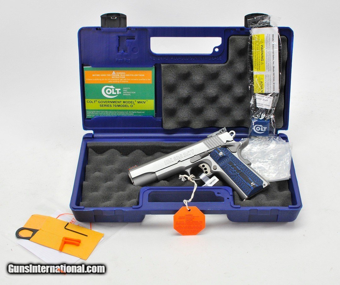 Colt Gold Cup Lite Series 70 45 Acp Brand New In Hard Case Colt Gold Cup Lite Series 70 45 Acp Brand New In Hard Case