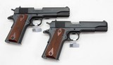 Colt Government Series 70. 45 ACP. Consecutive Pair. Blue. O1911C. Unique Offer. BRAND NEW In Hard Cases - 2 of 4