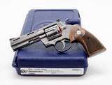 BRAND NEW 2020 Colt Python .357 Mag SP4WTS 4.25 Inch. In Blue Hard Case. Blemished - 2 of 5