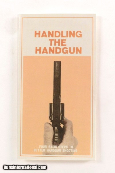 Colt "Handling The Handgun" Tri-Fold Manual. Small Version. For Python, Anaconda, King Cobra, Diamondback...