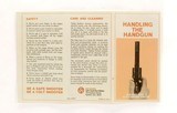 Colt "Handling The Handgun" Tri-Fold Manual. Small Version. For Python, Anaconda, King Cobra, Diamondback... - 3 of 3