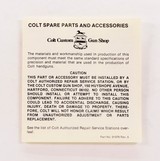 Colt Spare Parts And Accessories. Part No. 91976 Rev. A